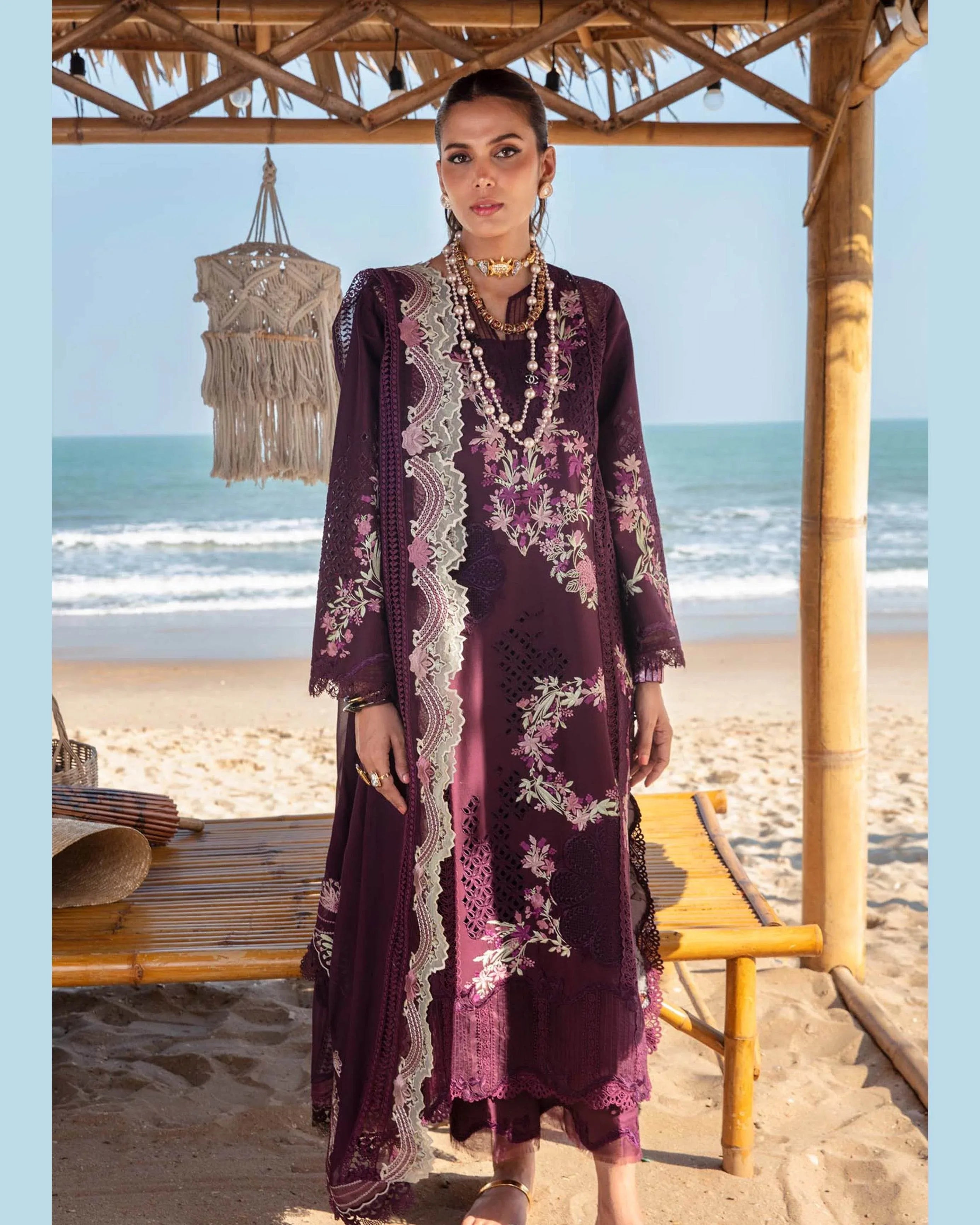 SAIRA*SHAKIRA LAWN UNSTITCHED EMB 3PC - City Cloth House