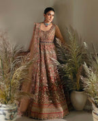 ELAN ORGANZA UNSTITCHED EMB MAXI - City Cloth House