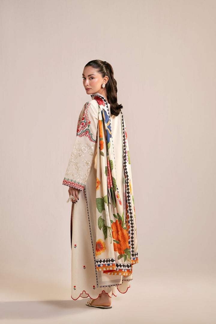 Alabaster | Emb Unstitched Lawn 3pc