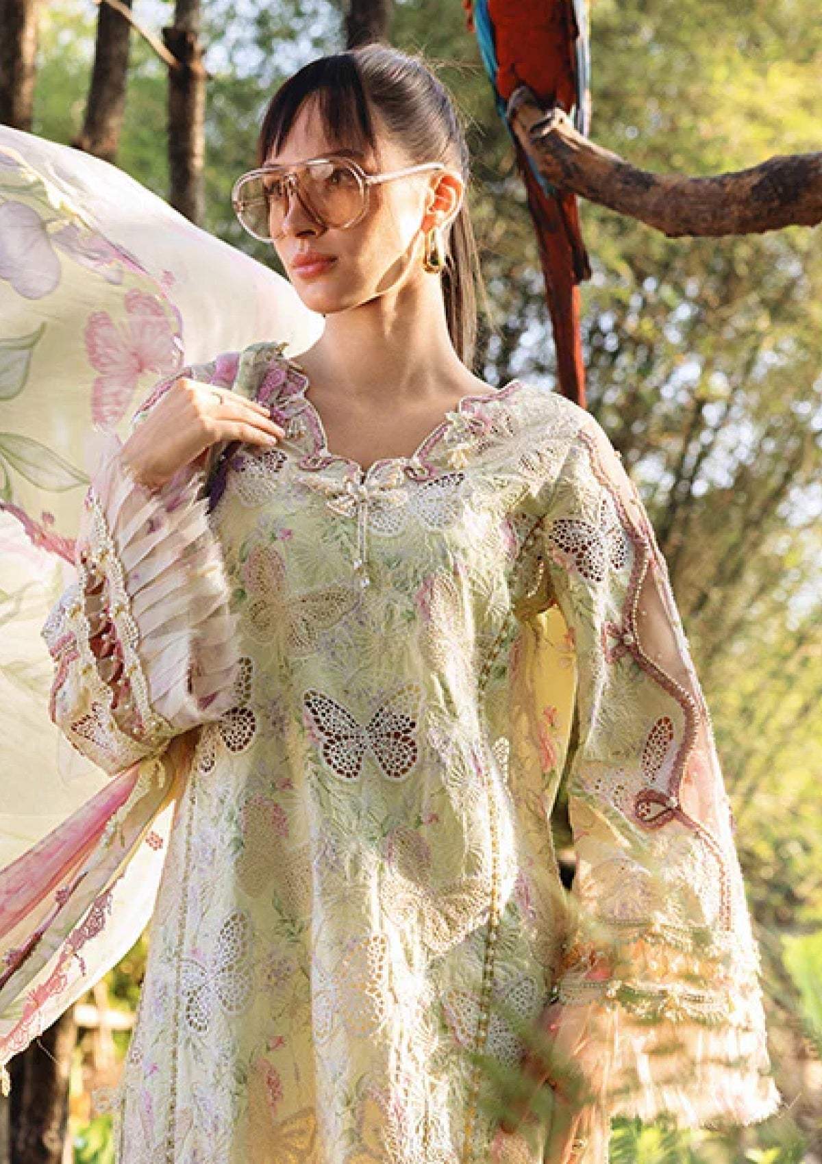 Maripose | Emb Unstitched Lawn 3pc