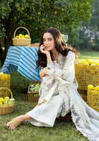 ELAF LAWN LUXURY UNSTITCHED EMB 3PC