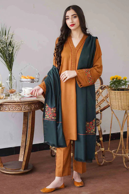 AISLING DHANAK PREMIUM UNSTITCHED EMB 3PC