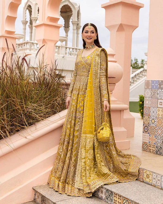 FAIZA SAQLAIN NET UNSTITCHED EMB MELITA-08 MAXI - City Cloth House