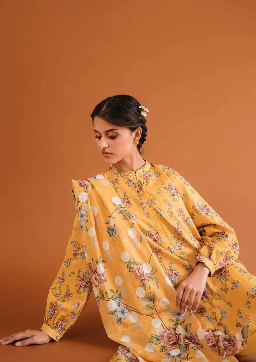 CROSS STITCH KARANDI UNSTICHED PRINTED 3PC - City Cloth House