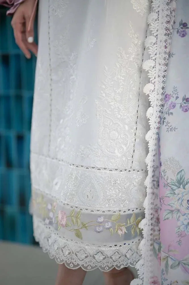 NIMSAY LAWN LUXURY UNSTITCHED EMB 3PC - City Cloth House