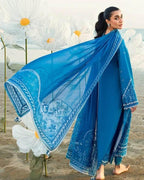 QALAMKAR LAWN UNSTITCHED EMB 3PC - City Cloth House