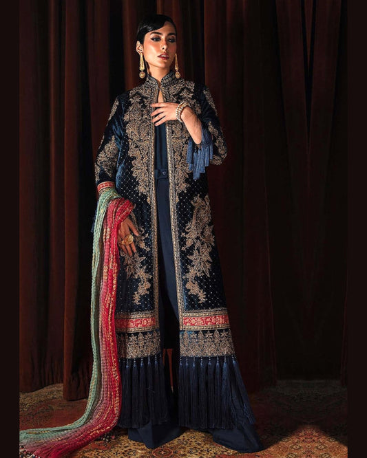 SANA SAFINAZ VELVET UNSTICH EMB 3PC