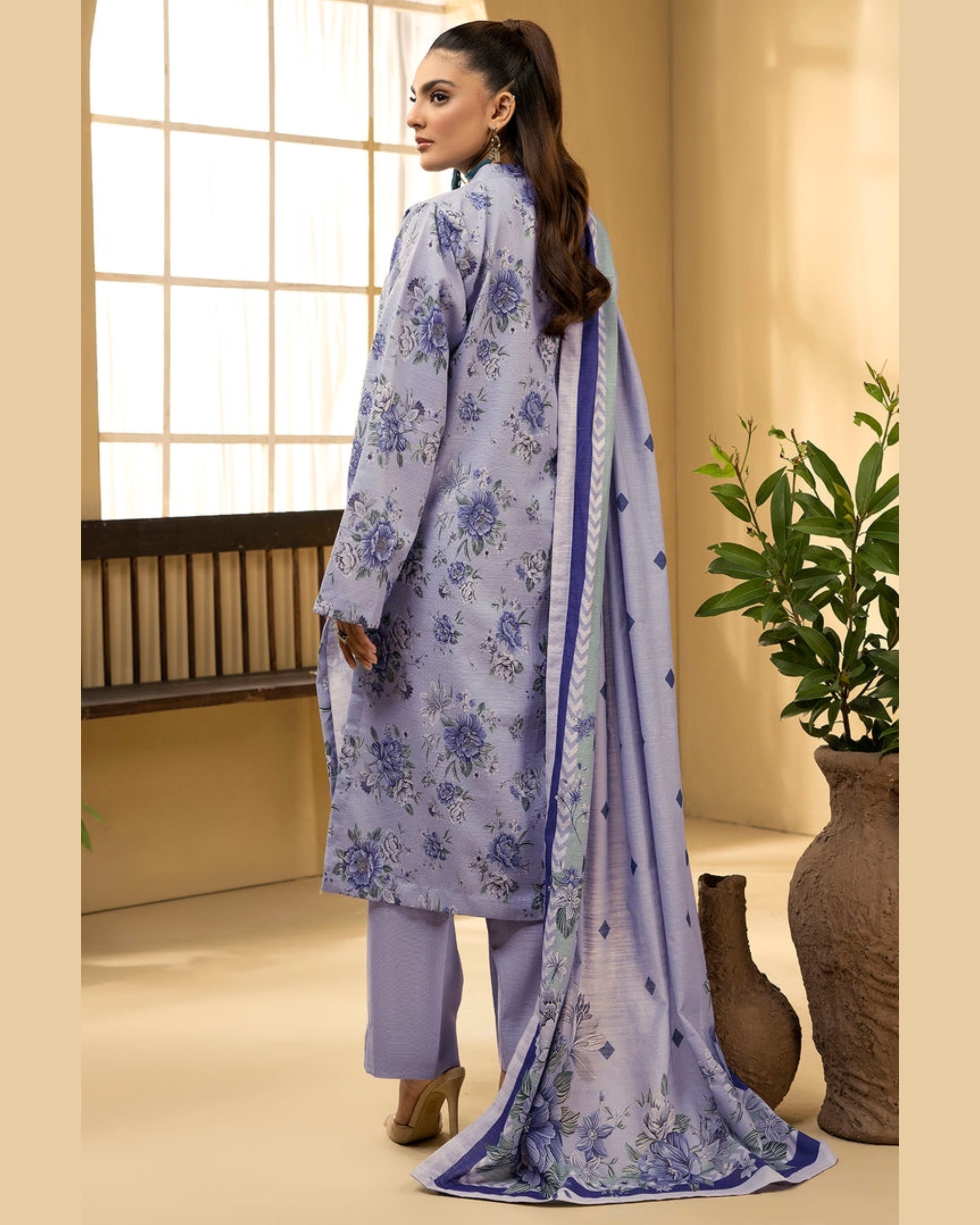 MOTIFZ LAWN PRINTED UNSTICH 3PC