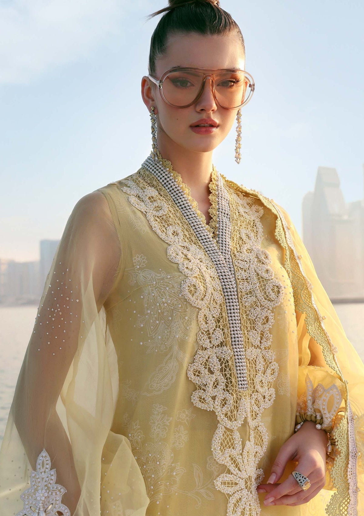 MARIA.B LAWN PREMIUM UNSTITCHED 4-A EMB 3PC