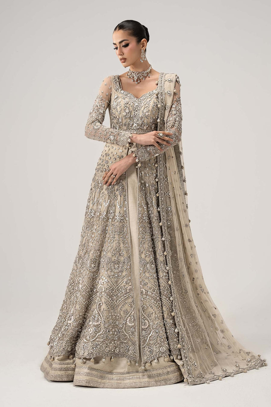 MARIA.B NET UNSTITCHED EMB MC-11 MAXI