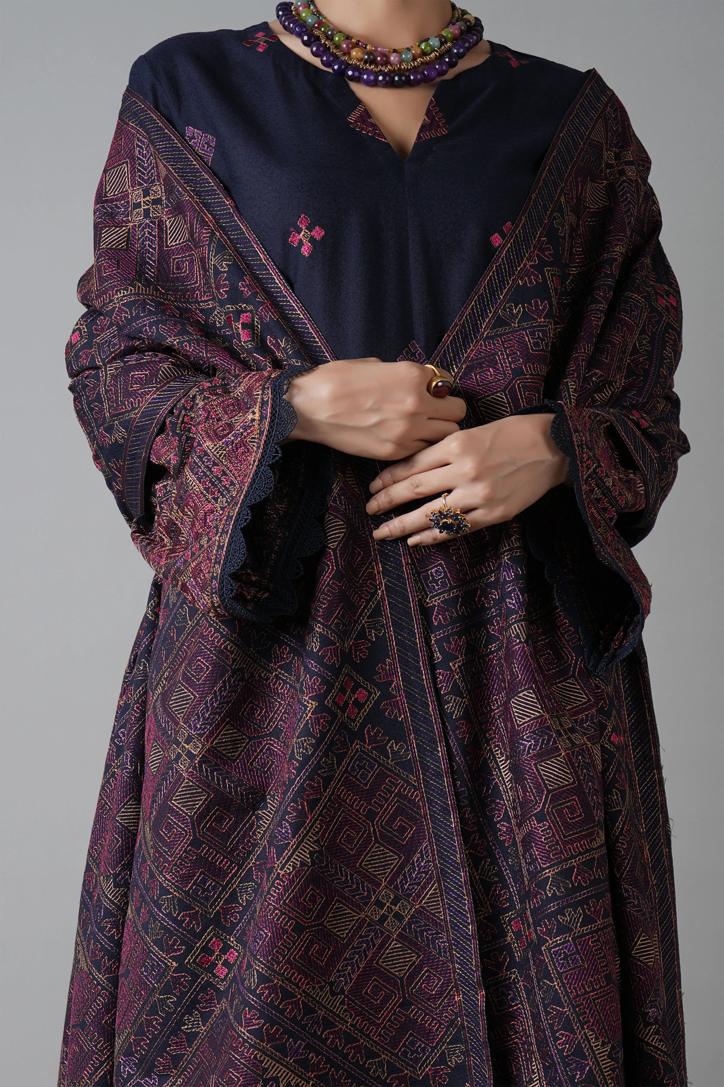 Zohra | Emb Unstitched Dhanak 3pc