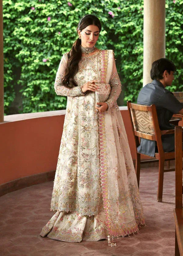 KANWAL MALIK ORGANZA UNSTITCHED EMB CHANDA SUIT - City Cloth House