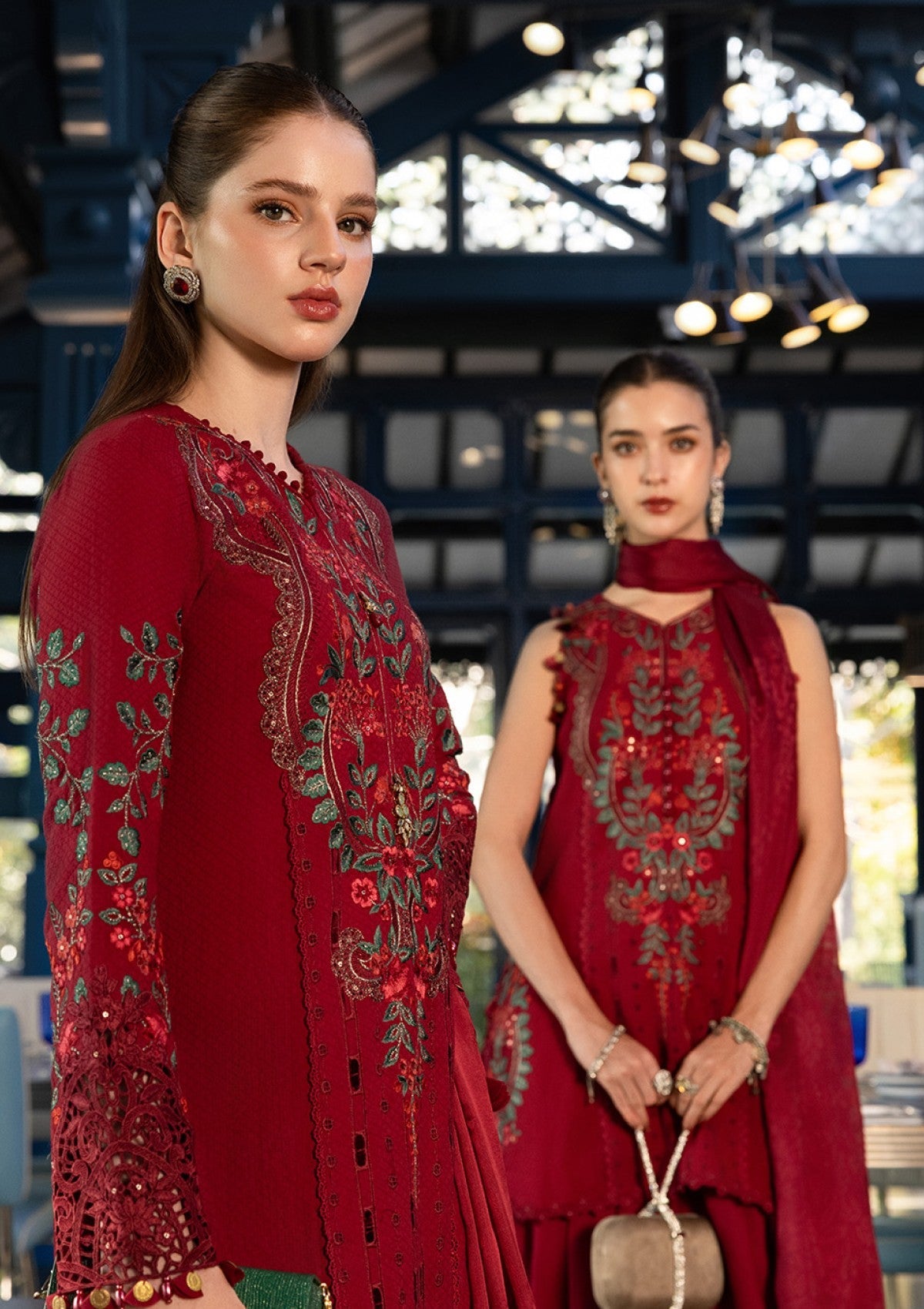 MARIA.B LAWN LUXURY UNSTITCHED EMB 3PC