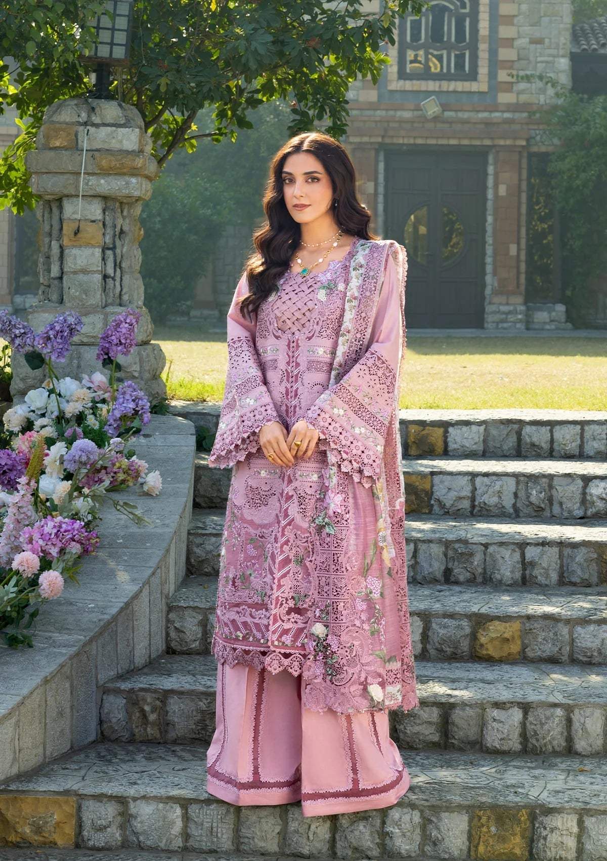 ELAF LAWN PREMIUM UNSTITCHED EMB 3PC
