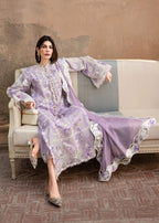 Lavender | Emb Unstitched Lawn 3pc