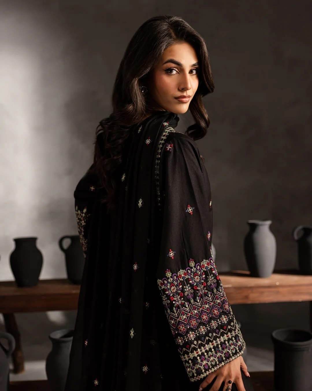 BATIK LAWN LUXURY UNSTITCHED EMB 3PC - City Cloth House