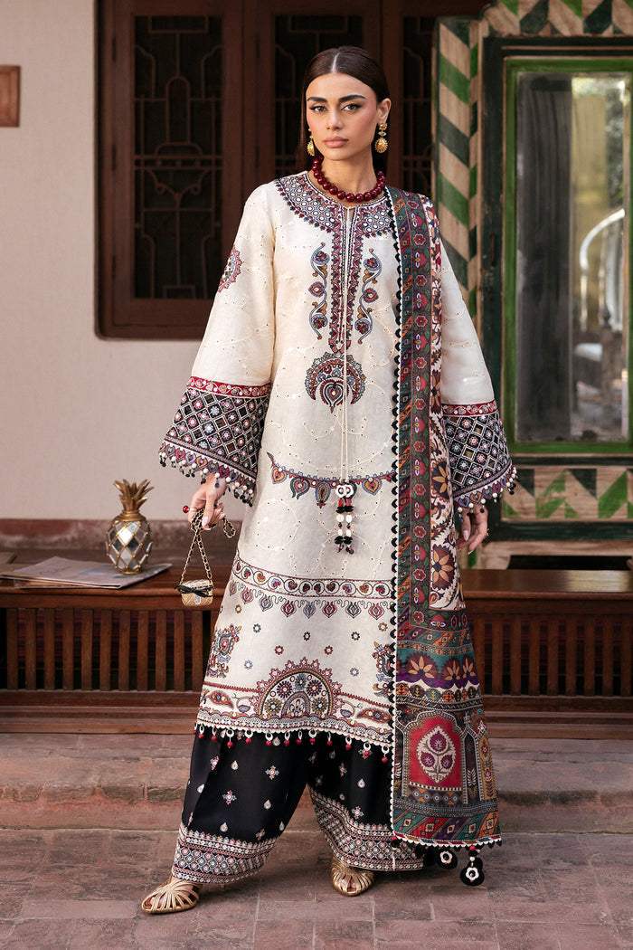 JAZMIN LAWN PREMIUM UNSTITCHED EMB 3PC