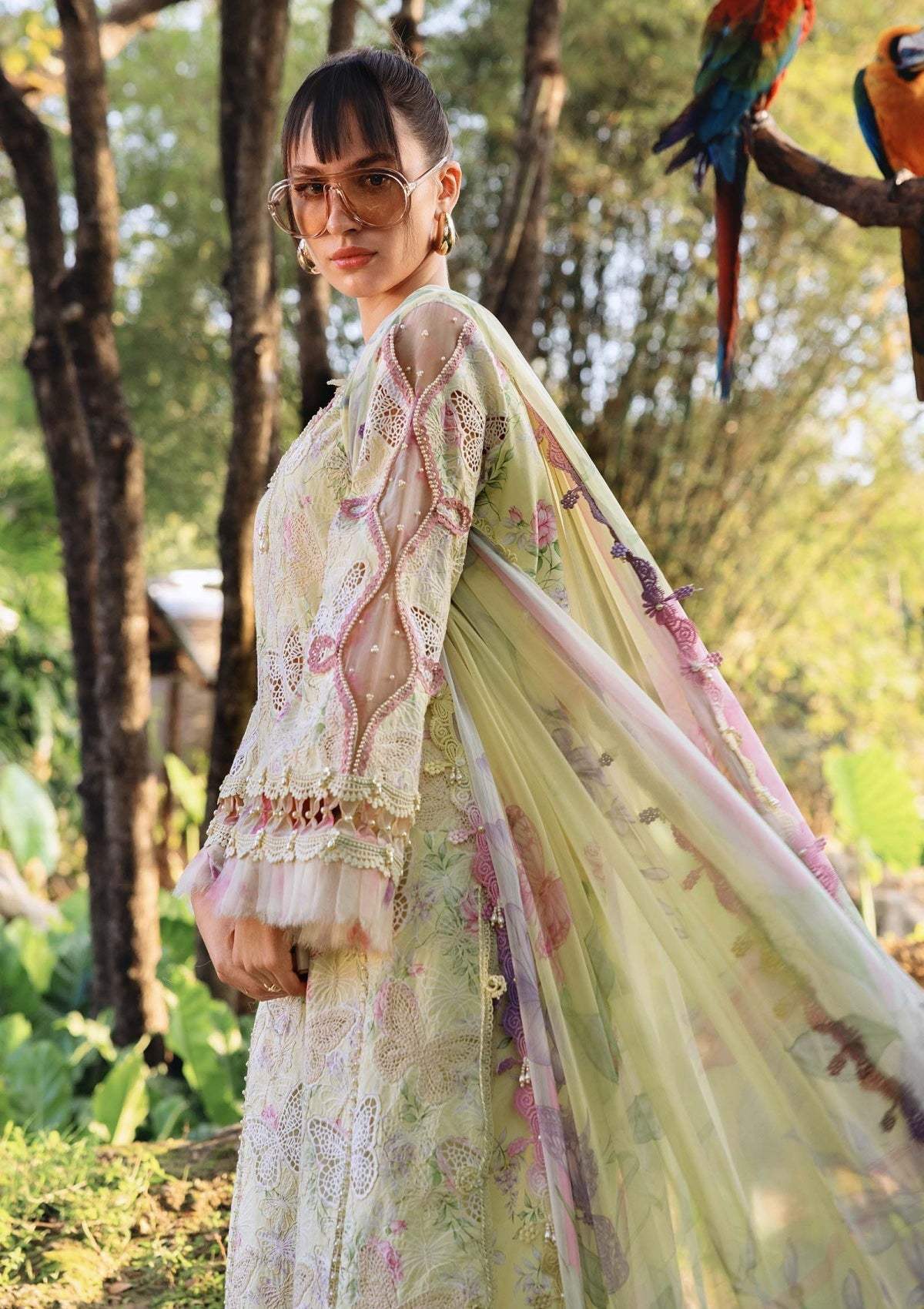 Maripose | Emb Unstitched Lawn 3pc