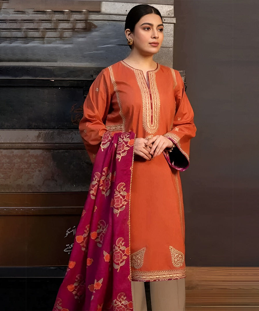 AISLING LAWN UNSTICH EMB 3PC