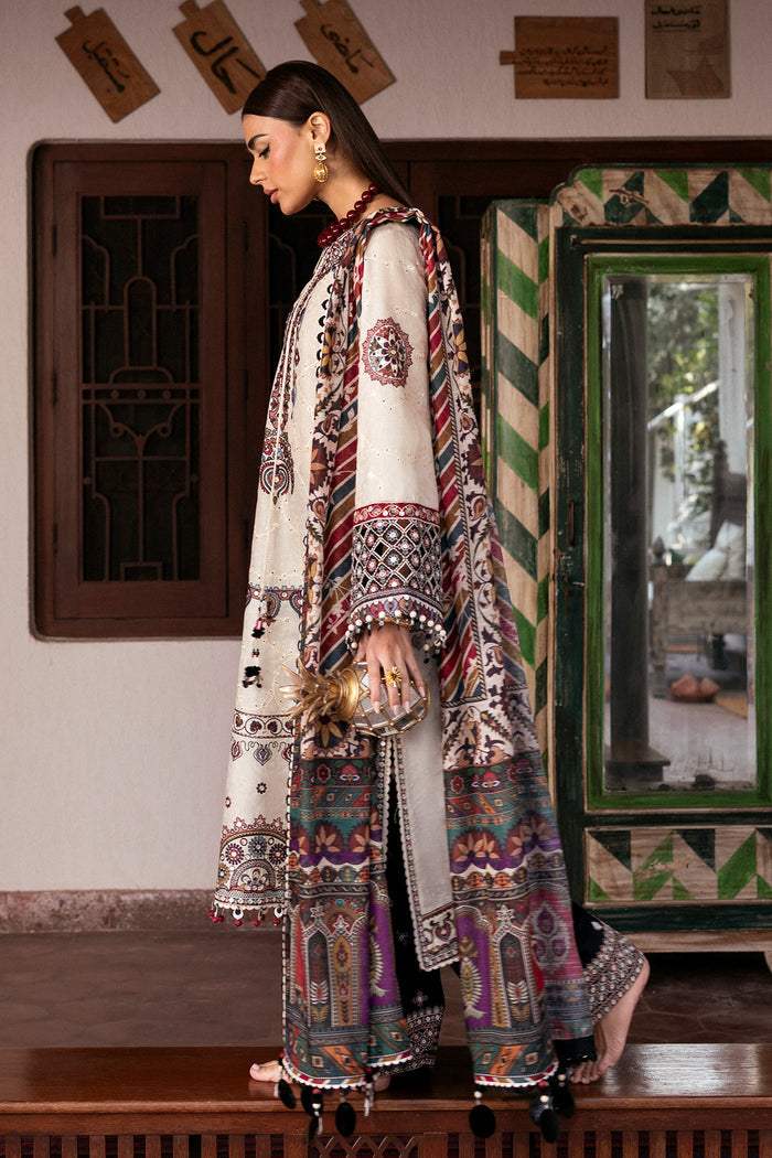 JAZMIN LAWN PREMIUM UNSTITCHED EMB 3PC