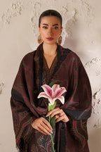 BAROQUE LINEN PRINTED UNSTICHED 3PC - City Cloth House