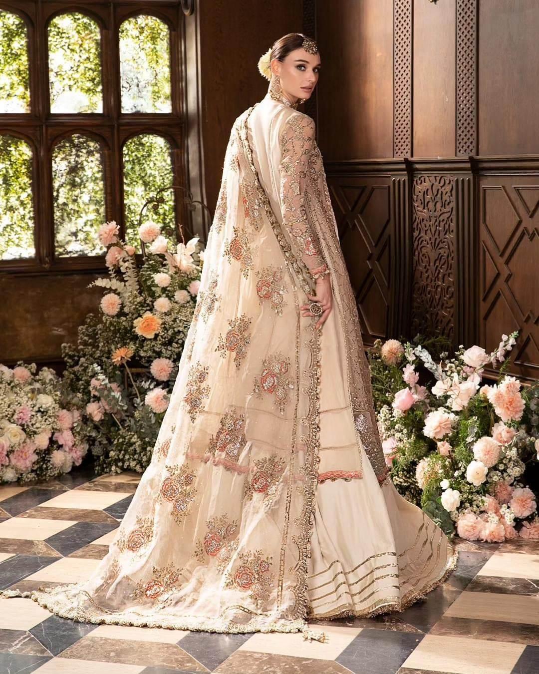 MARIA.B ORGANZA UNSTITCHED EMB SUIT - City Cloth House