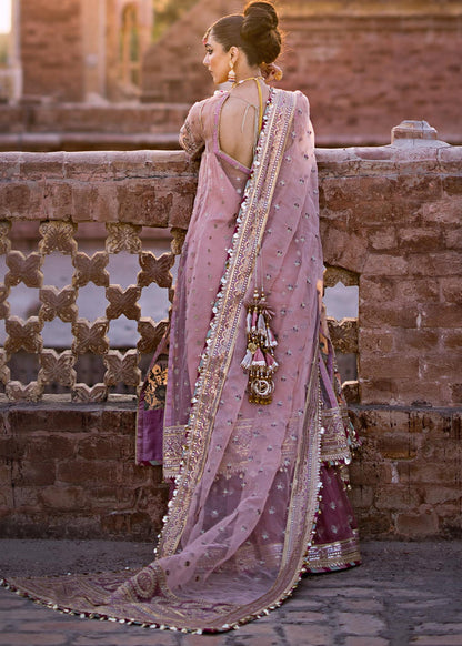MNR ORGANZA UNSTITCHED EMB SUIT