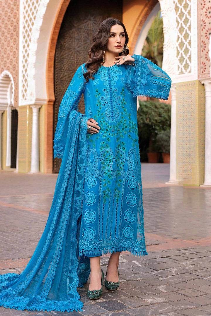 MARIA.B LAWN UNSTITCHED EMB 3PC - City Cloth House