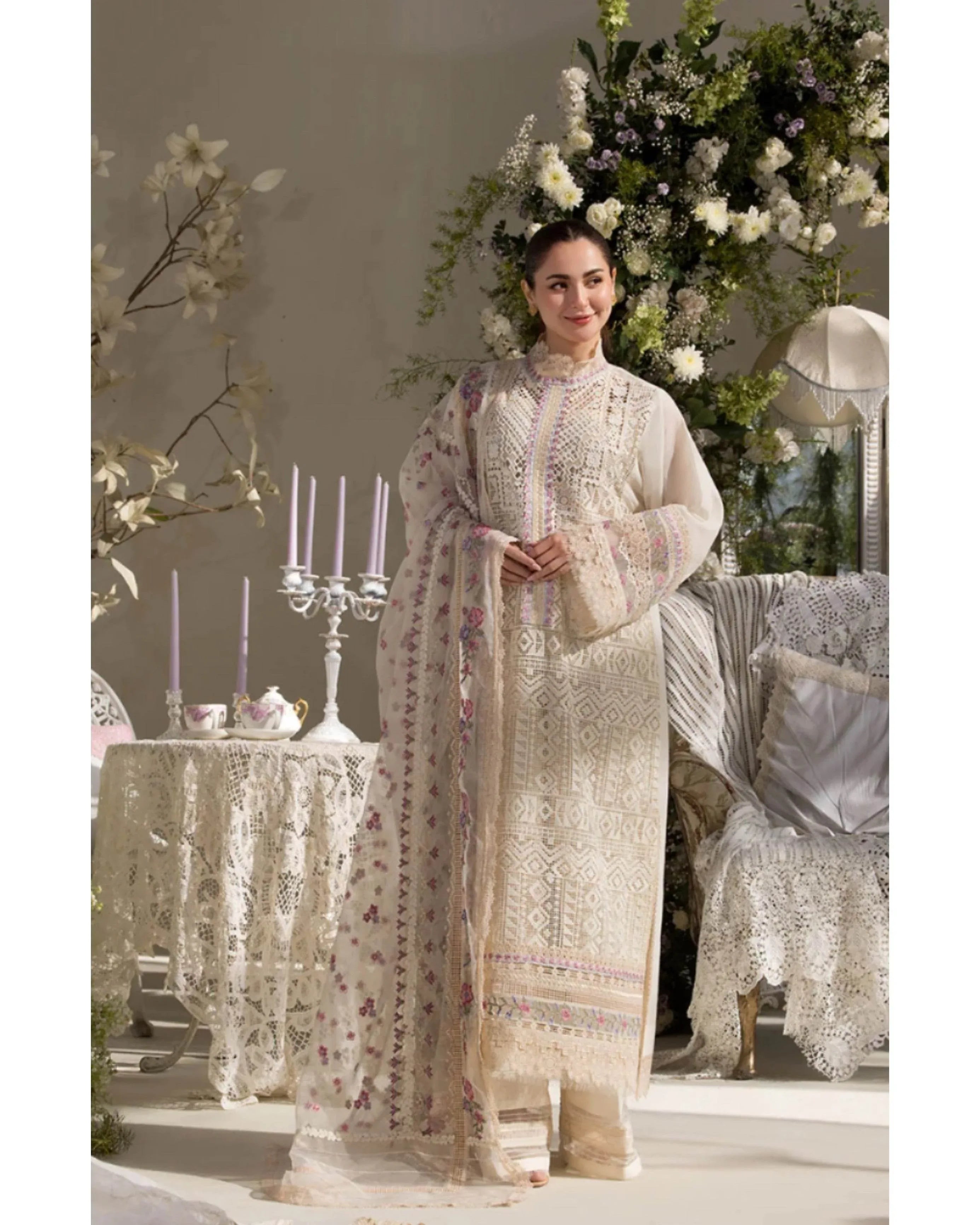 SOBIA NAZIR LAWN UNSTITCHED EMB 3PC - City Cloth House