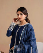 MARYAM MARIA LAWN LUXURY UNSTITCHED EMB 3PC - City Cloth House
