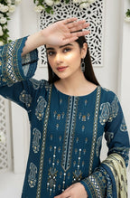 MIRAAL LAWN PRINTED UNSTICH VOL-2 3PC