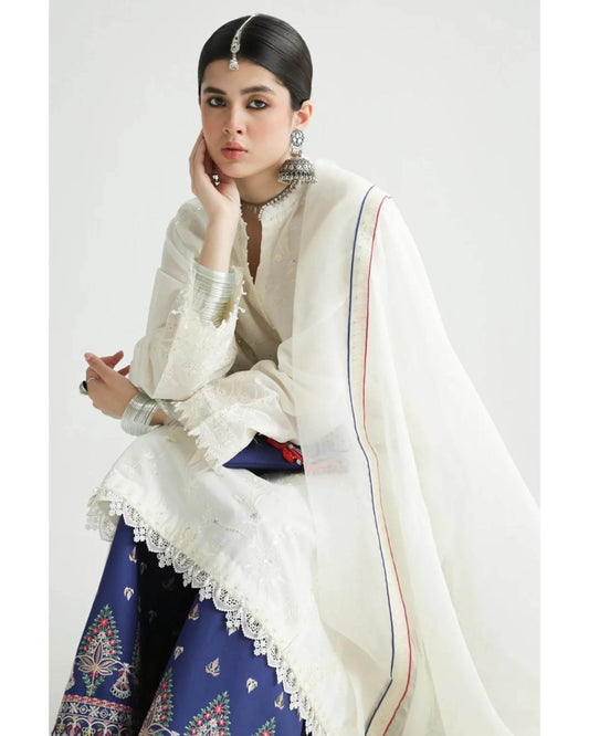 ZARA SHAHJAHAN LAWN UNSTITCHED EMB 3PC - City Cloth House