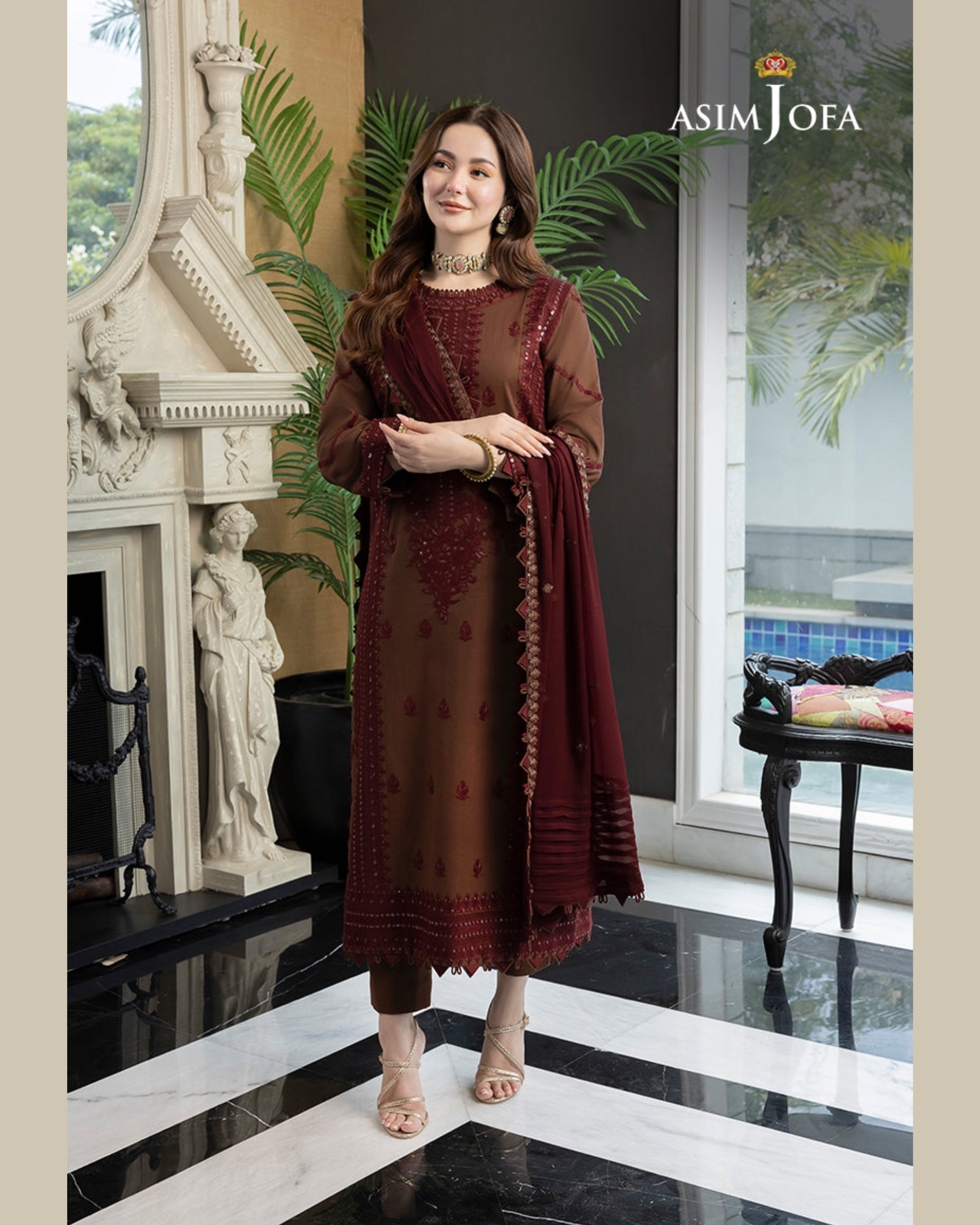 ASIM JOFA LAWN UNSTICH EMB 3PC