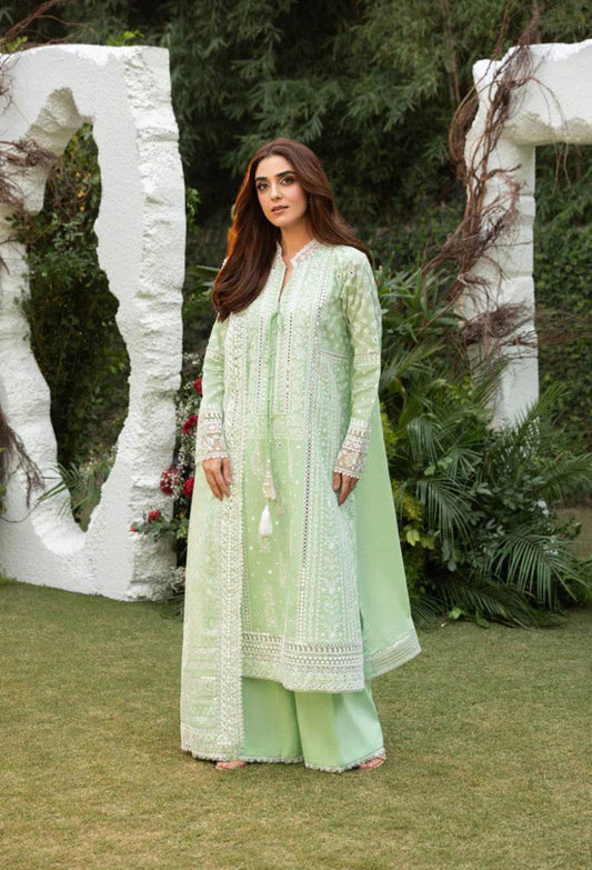 SOBIA NAZIR LAWN LUXURY UNSTITCHED EMB 3PC - City Cloth House