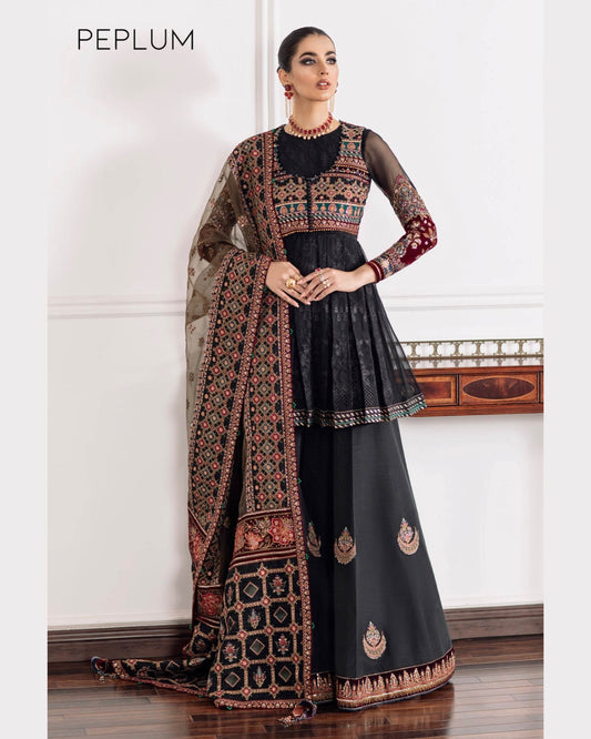 BAROQUE LAWN PREMIUM UNSTITCHED EMB 3PC - City Cloth House