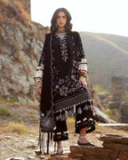 ElAN KARANDI UNSTITCHED EMB 3PC - City Cloth House