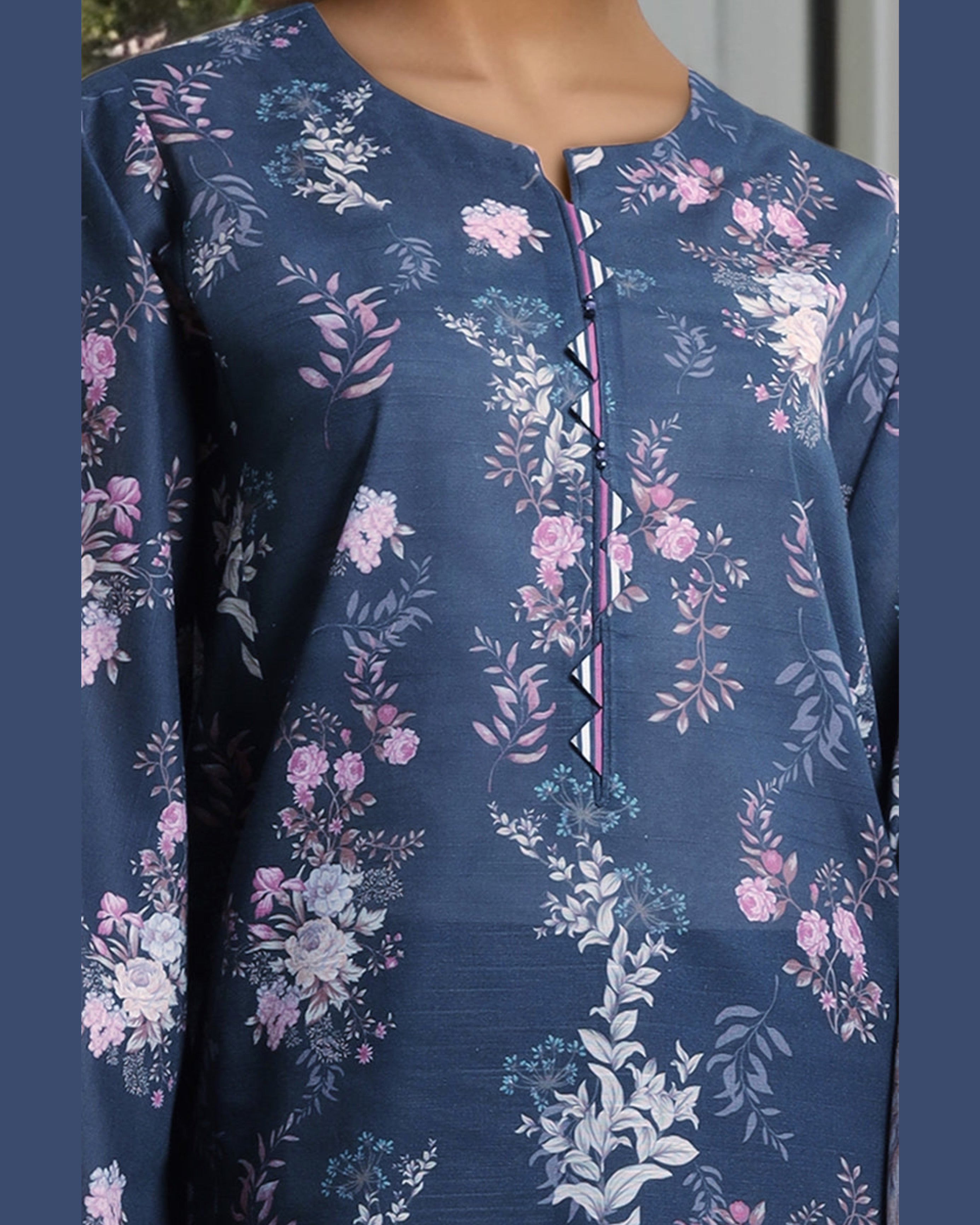 SAYA LAWN PRINTED UNSTICH 3PC