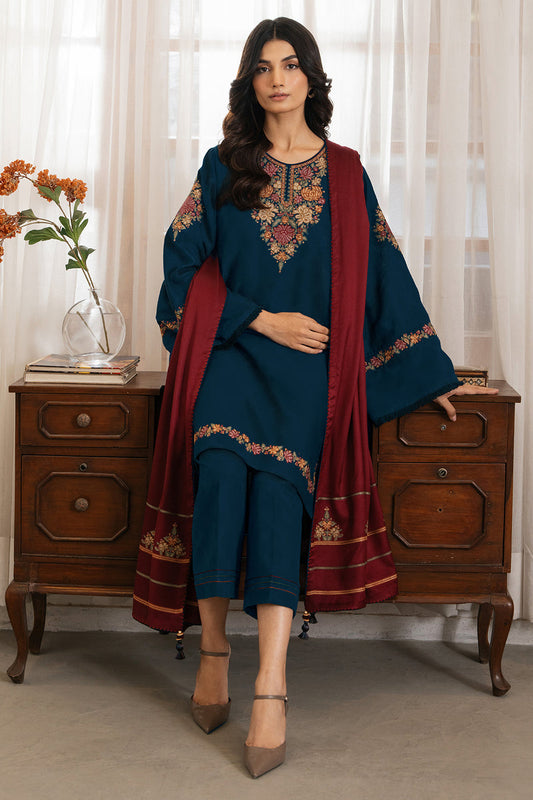 JAZMIN DHANAK PREMIUM UNSTITCHED EMB 3PC