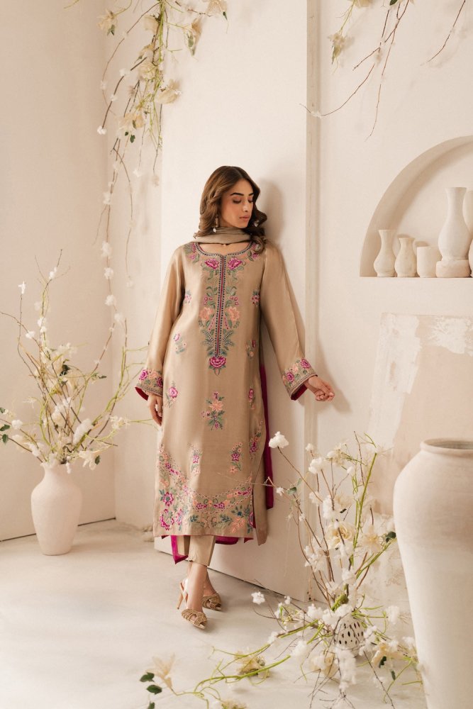 ZARMINA LAWN LUXURY UNSTITCHED EMB 3PC