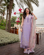 FAIZA SAQLAIN LAWN PREMIUM UNSTITCHED SUELA EMB 3PC