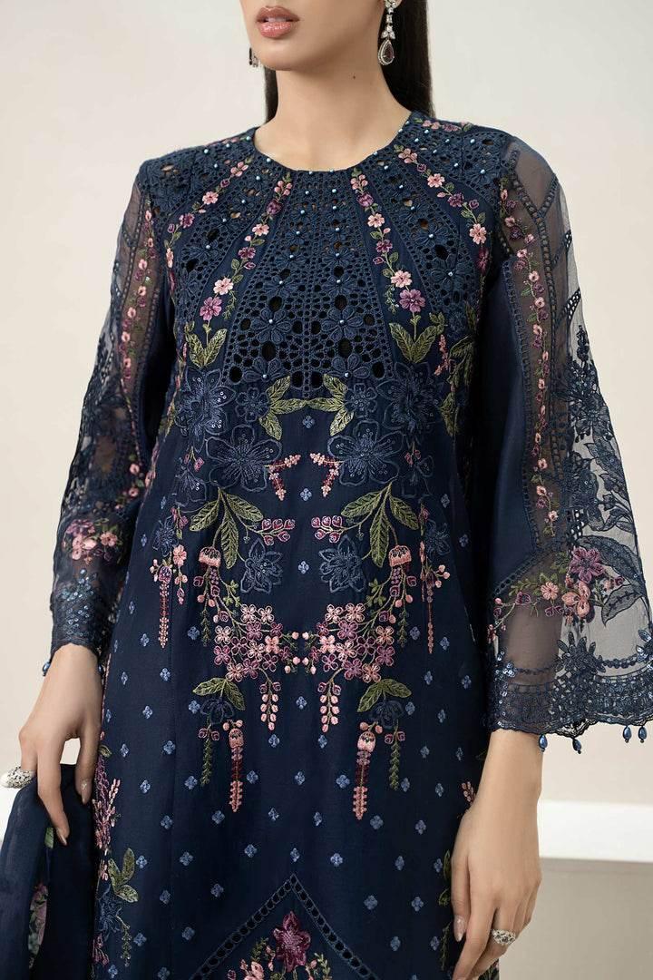 MARIA.B LUXURY UNSTITCH EMB 3PC EID LAWN ELS-10-25 - City Cloth House