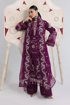 QALAMKAR LAWN LUXURY UNSTITCHED TRESA EMB 3PC