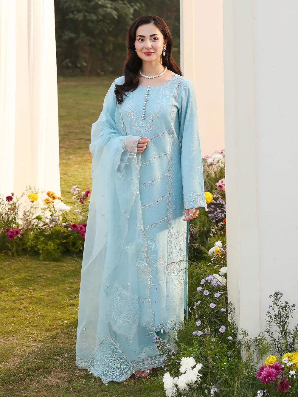 ALLYS LAWN LUXURY UNSTITCHED EMB 3PC