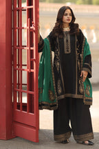 Nawabi | Emb Unstitched Dhanak 3pc