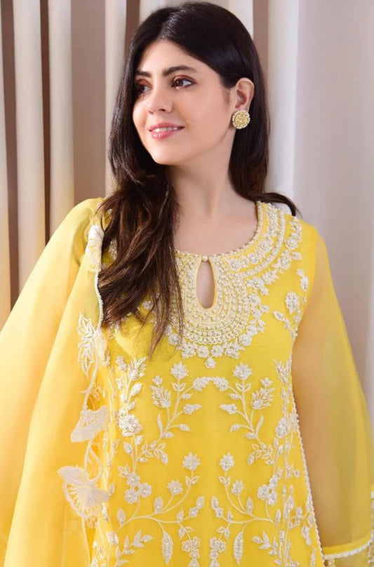 MARIA.B LAWN LUXURY UNSTITCHED EMB 3PC