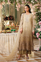 MARIA.B CHIFFON UNSTITCHED EMB D-3 SUIT