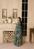 BAROQUE LAWN PRINTED UNSTICH 3PC - City Cloth House