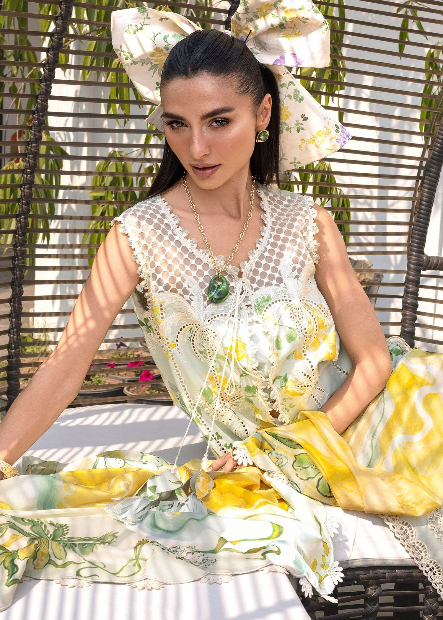 Nazuk | Emb Unstitched Lawn 3pc