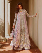 SORAYA ORGANZA UNSTITCHED EMB SUIT - City Cloth House