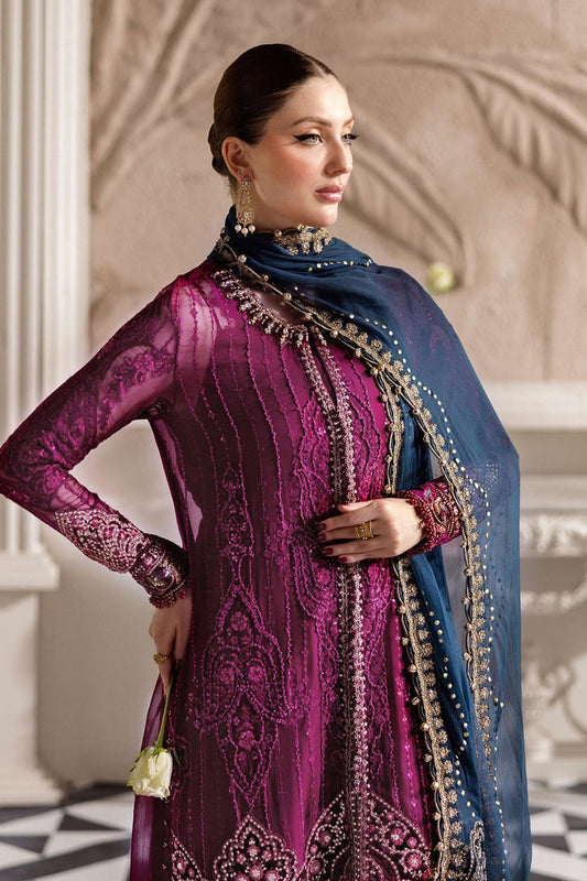 MARIA.B CHIFFON UNSTITCHED EMB D-2 SUIT